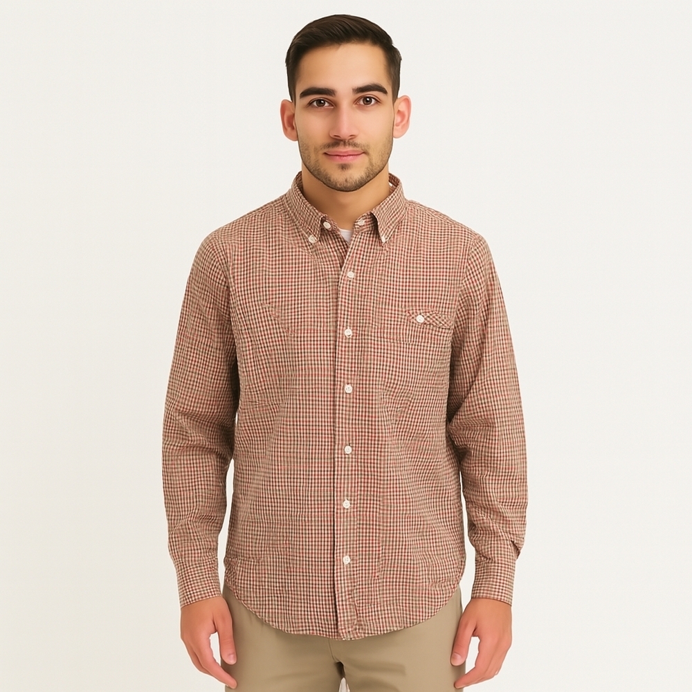 𝅺TIMBERLAND Organic Outdoor Gorpcore Preppy Cotton Poplin Shirt - Men's